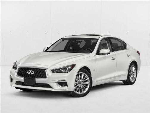 Pure White 2023 INFINITI Q50 3.0t LUXE
