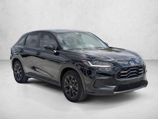 Crystal Black Pearl 2024 Honda HR-V 2WD Sport