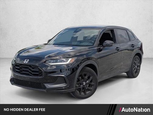 Crystal Black Pearl 2024 Honda HR-V 2WD Sport
