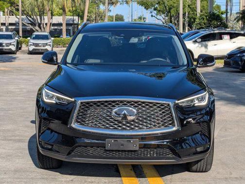 Black Obsidian 2023 INFINITI QX50 LUXE AWD