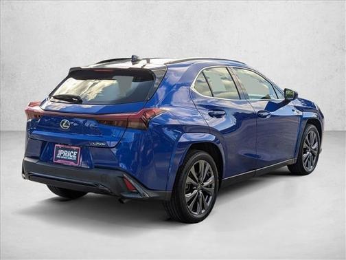 Ultrasonic Blue Mica 2.0 with Obsidian Roof 2023 Lexus UX 250h F Sport