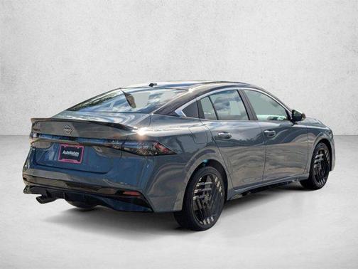 Atlantic Gray Metallic/Super Black 2026 Nissan Sentra SR