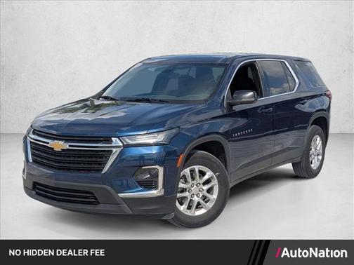 Northsky Blue Metallic 2023 Chevrolet Traverse LS