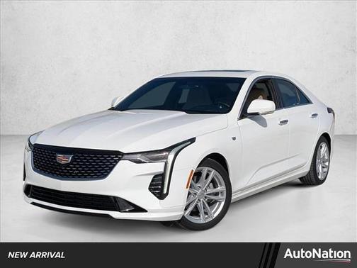 Summit White 2021 Cadillac CT4 Luxury