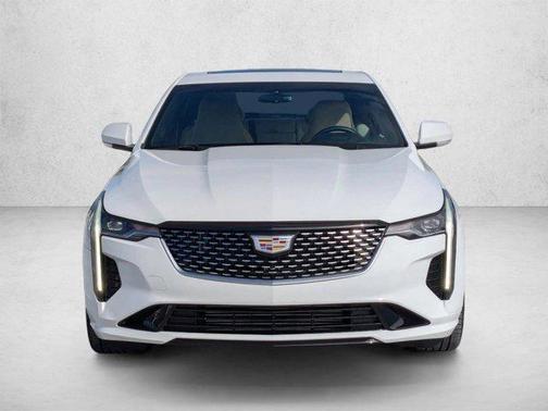 Summit White 2021 Cadillac CT4 Luxury