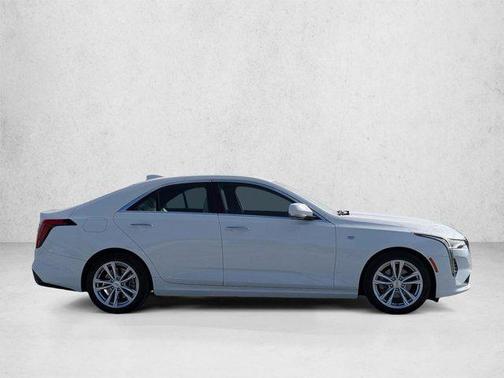 Summit White 2021 Cadillac CT4 Luxury