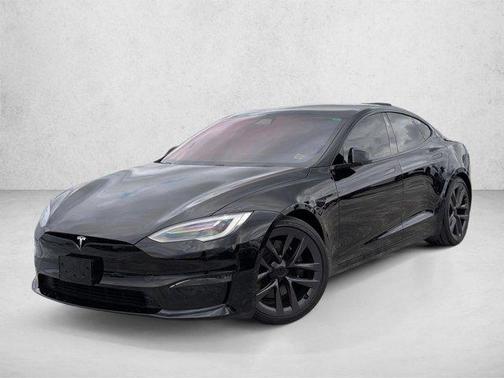 Solid Black 2022 Tesla Model S Dual Motor All-Wheel Drive
