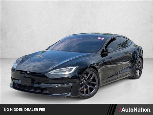 Solid Black 2022 Tesla Model S Dual Motor All-Wheel Drive