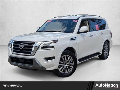 Aspen White TriCoat Pearl 2022 Nissan Armada SL 4WD
