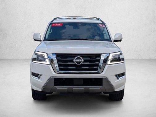Aspen White TriCoat Pearl 2022 Nissan Armada SL 4WD