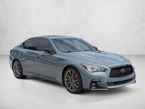 Slate Gray 2021 INFINITI Q50 3.0t RED SPORT 400