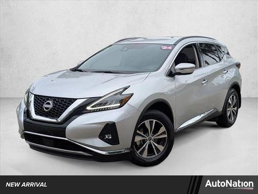 Brilliant Silver Metallic 2024 Nissan Murano SV FWD