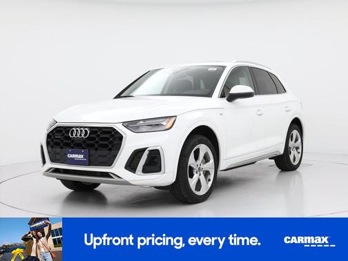 White 2022 Audi Q5 S-Line Premium Plus