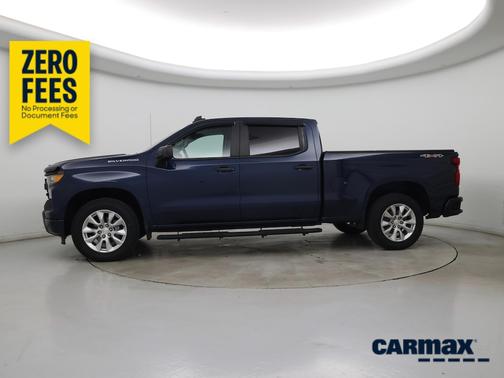 Blue 2022 Chevrolet Silverado 1500 Custom