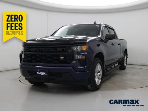 Blue 2022 Chevrolet Silverado 1500 Custom