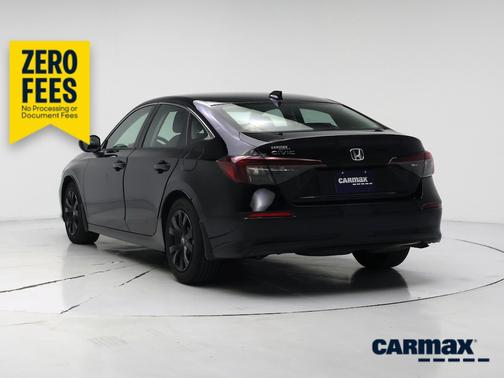 Black 2025 Honda Civic LX