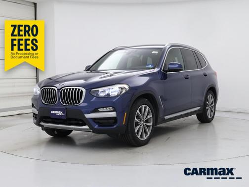 Blue 2019 BMW X3 XDrive30i
