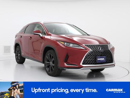 Red 2021 Lexus RX 450h
