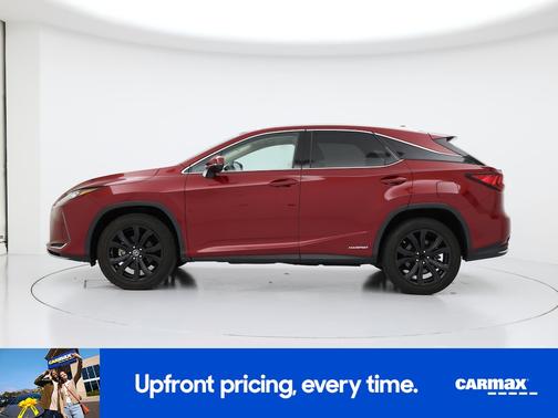 Red 2021 Lexus RX 450h
