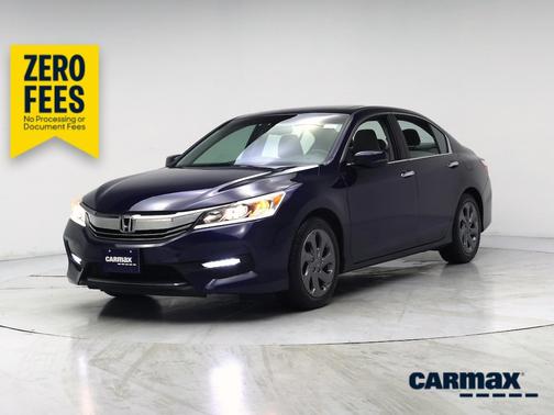Blue 2017 Honda Accord EX-L