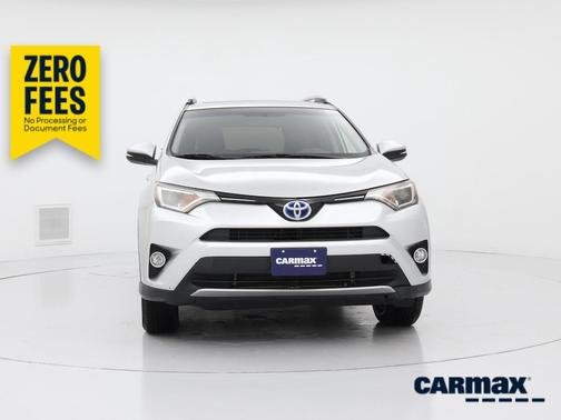 Silver 2016 Toyota RAV4 Hybrid XLE