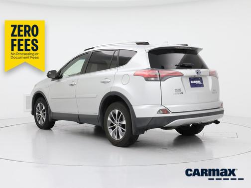 Silver 2016 Toyota RAV4 Hybrid XLE