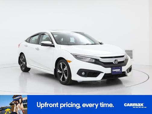 White 2016 Honda Civic Touring