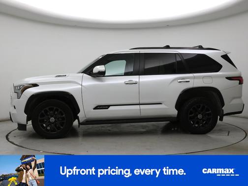White 2024 Toyota Sequoia Platinum