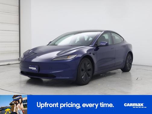 Blue 2025 Tesla Model 3 Long Range