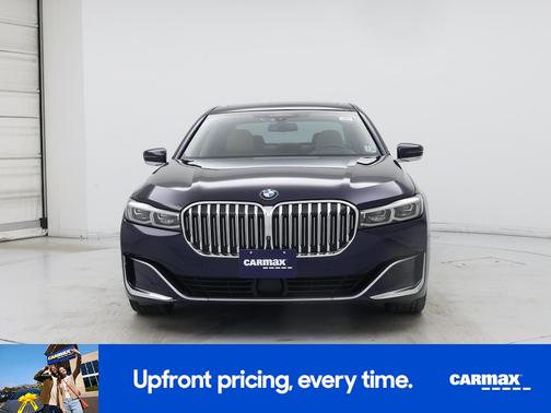 Blue 2021 BMW 740 I