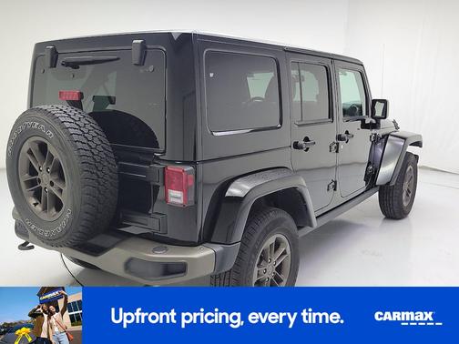 Black 2016 Jeep Wrangler Unlimited 75th Anniversary