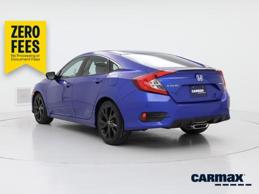 Blue 2020 Honda Civic Sport
