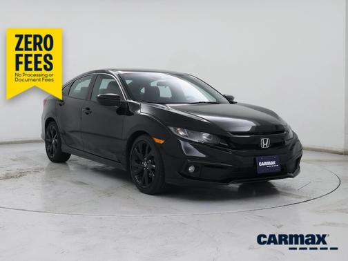 Black 2019 Honda Civic Sport