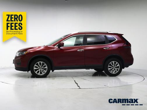 Burgundy 2018 Nissan Rogue SV