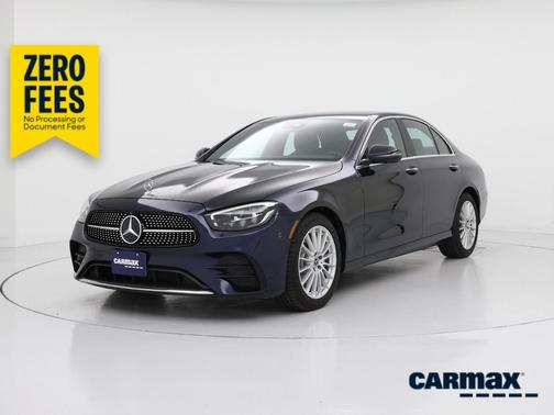 Blue 2022 Mercedes-Benz E-Class