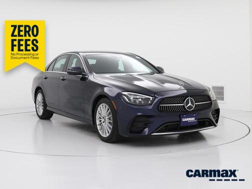 Blue 2022 Mercedes-Benz E-Class