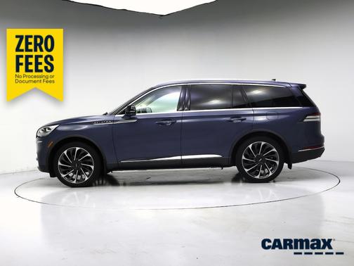 Blue 2021 Lincoln Aviator Reserve