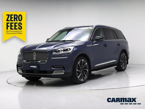 Blue 2021 Lincoln Aviator Reserve