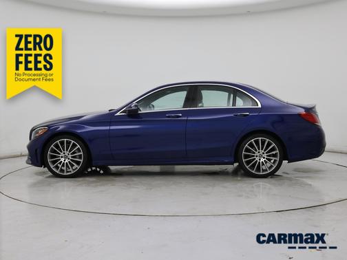 Blue 2021 Mercedes-Benz C-Class