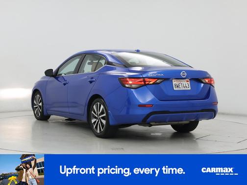 Blue 2021 Nissan Sentra SV