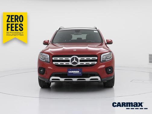 Red 2021 Mercedes-Benz GLB 250