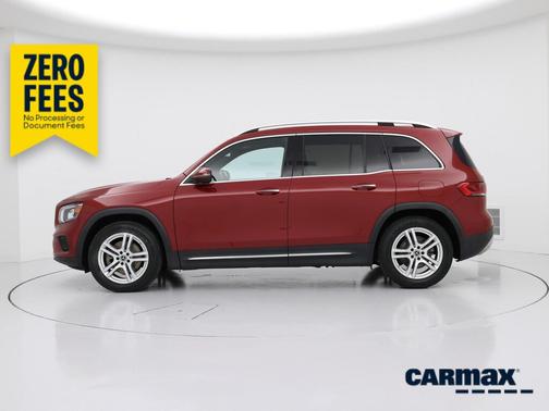 Red 2021 Mercedes-Benz GLB 250