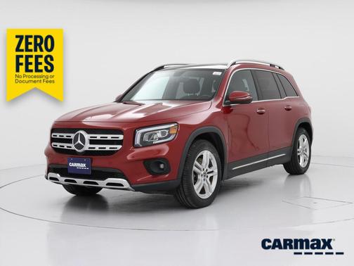 Red 2021 Mercedes-Benz GLB 250