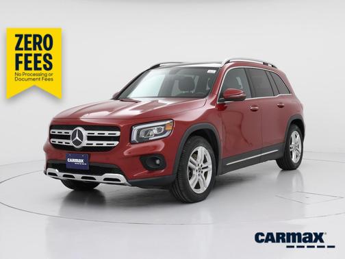 Red 2021 Mercedes-Benz GLB 250