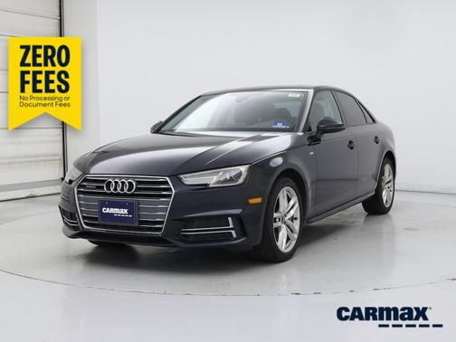 Blue 2017 Audi A4 Premium