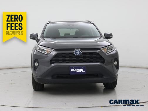 Gray 2021 Toyota RAV4 Hybrid XLE Premium