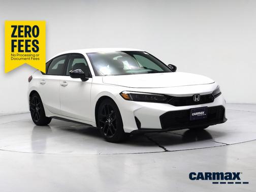 White 2025 Honda Civic Sport