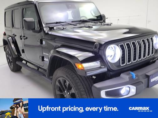 Black 2024 Jeep Wrangler 4xe Sahara