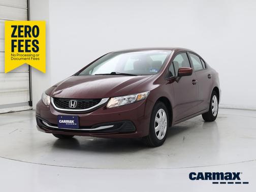 Burgundy 2014 Honda Civic LX