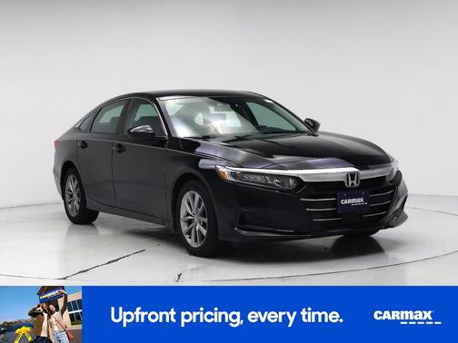 Black 2021 Honda Accord LX
